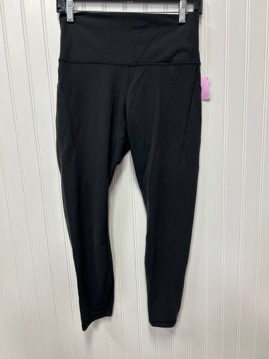 Athletic Leggings By Lululemon In Black, Size:10