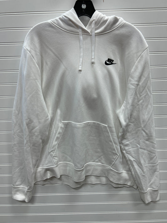 Athletic Sweatshirt Hoodie By Nike Apparel In White, Size:Xl