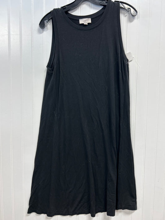 Dress Casual Midi By Loft In Black, Size:S
