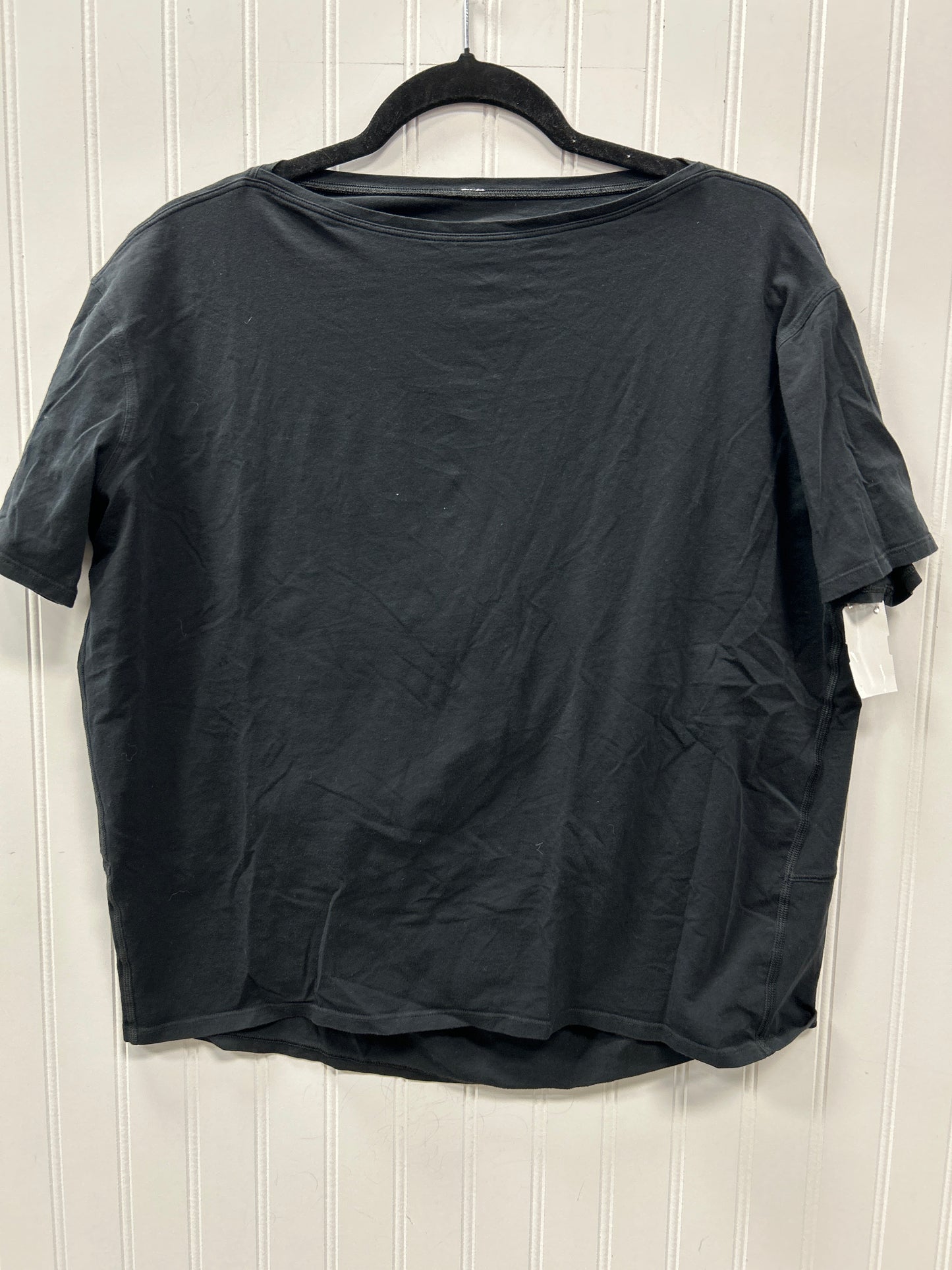 Athletic Top Ss By Lululemon In Black, Size:M