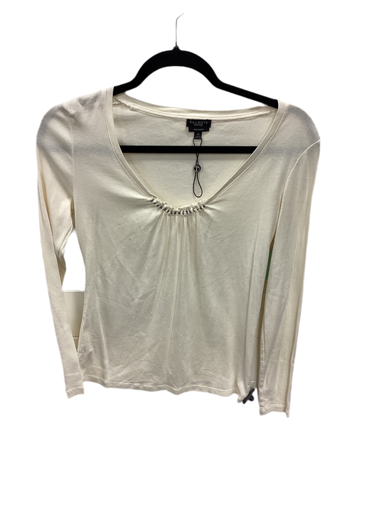 Top Ls By Talbots In Cream, Size:M