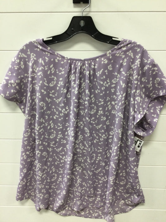 Top Ss By Monday Fun In Purple, Size:2X