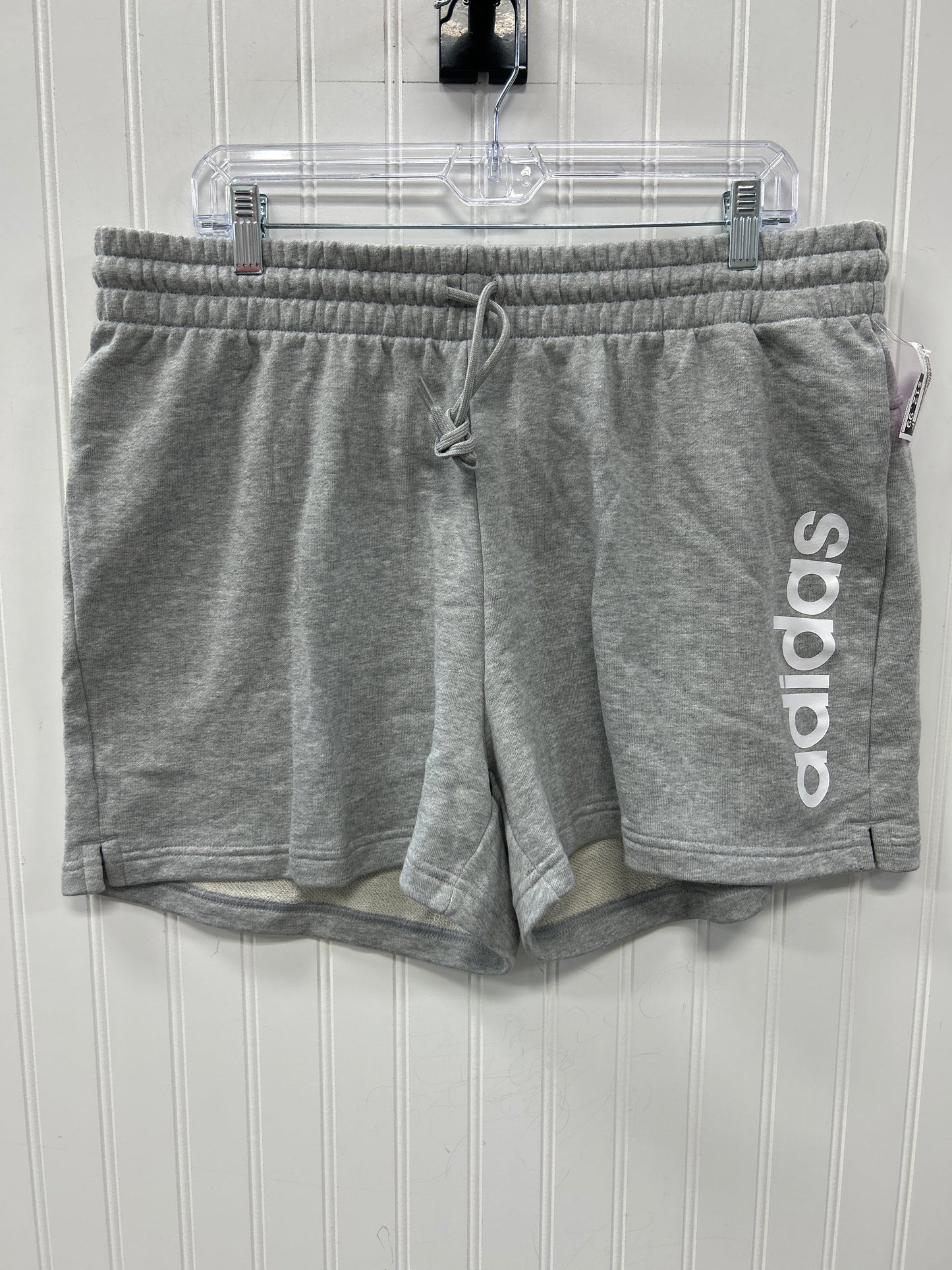 Athletic Shorts By Adidas In Grey, Size:1X