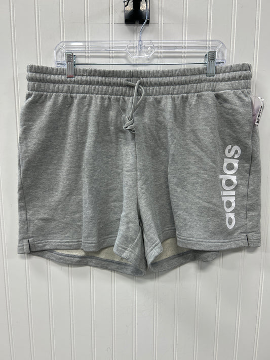 Athletic Shorts By Adidas In Grey, Size:1X