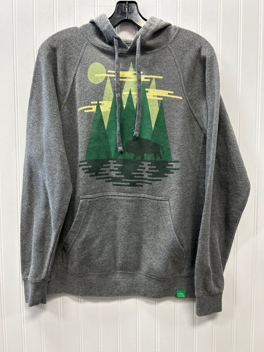 Sweatshirt Hoodie By Clothes Mentor In Grey, Size:S