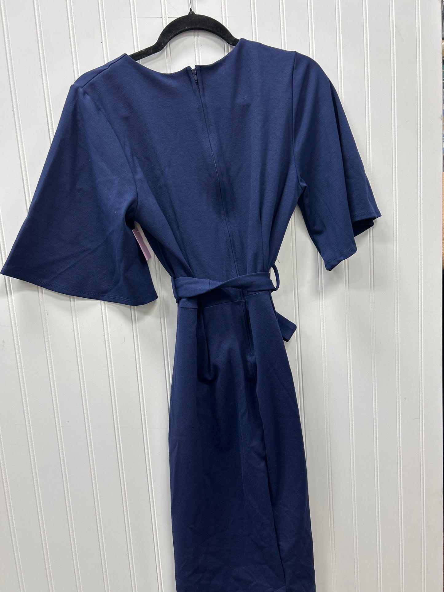 Dress Casual Midi By Clothes Mentor In Navy, Size:L