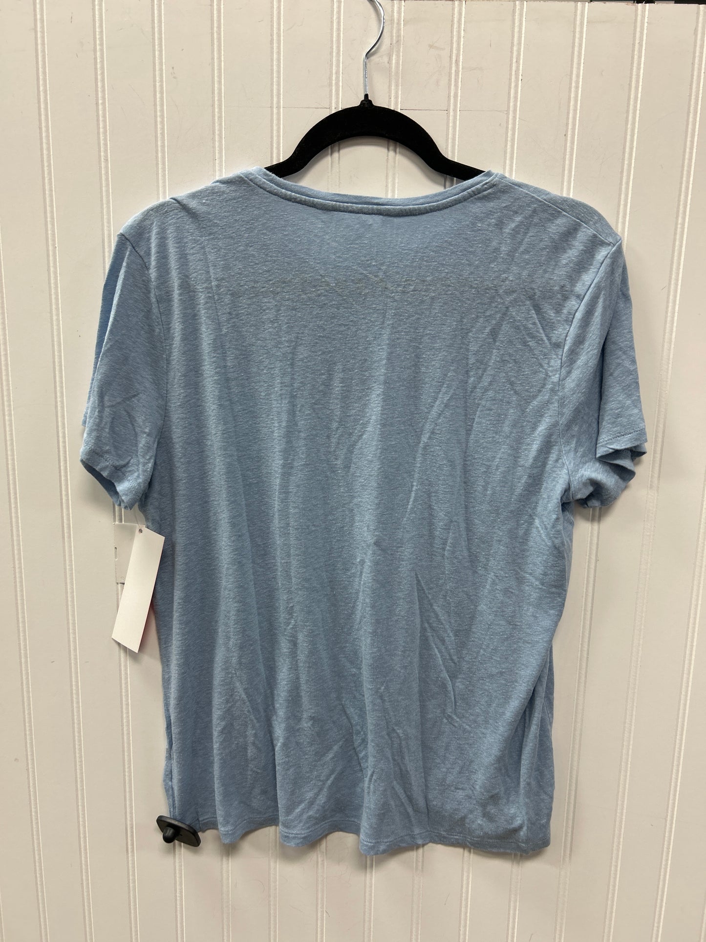 Athletic Top Ss By Athleta In Blue, Size:L