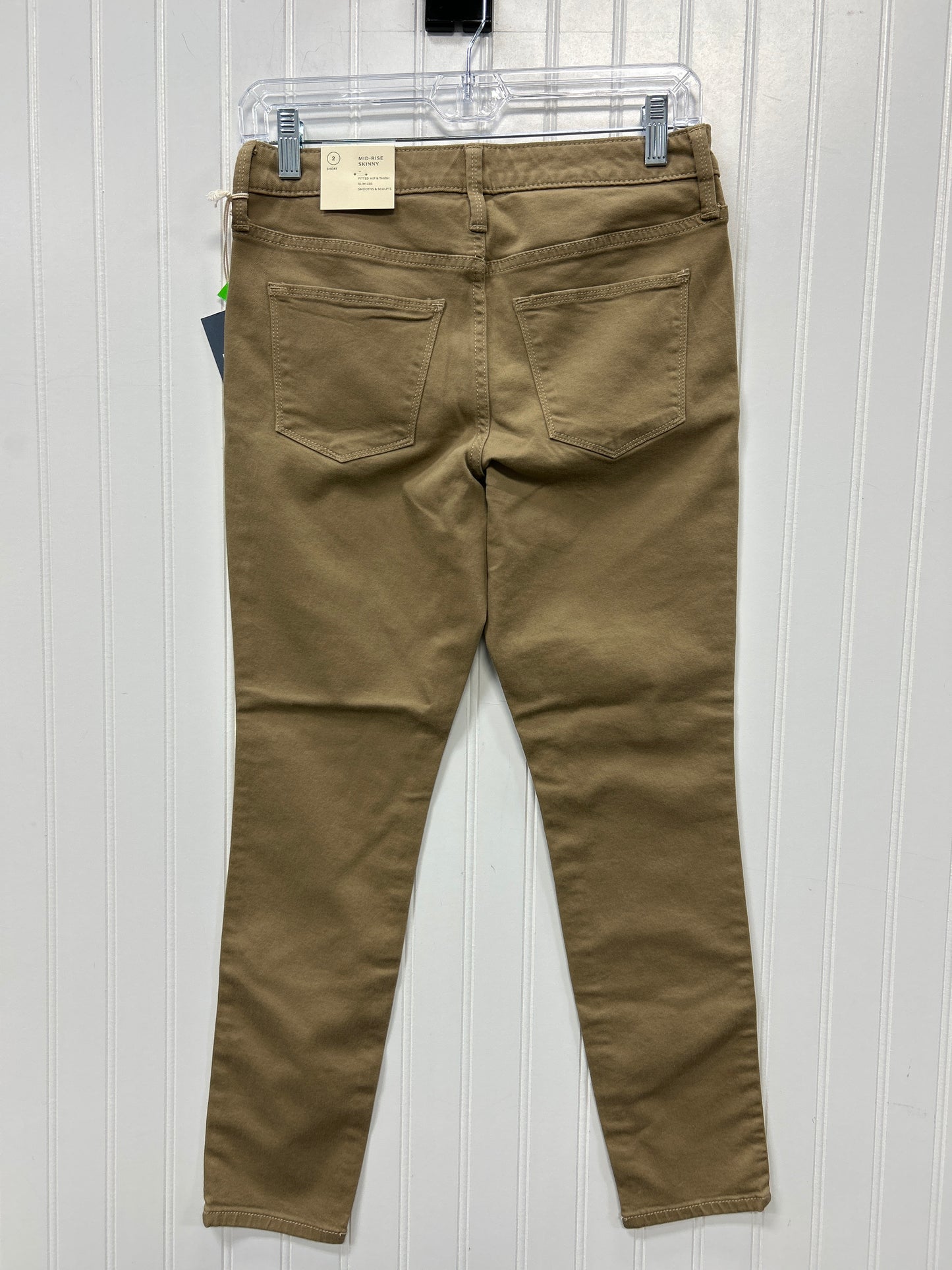 Jeans Skinny By Universal Thread In Taupe, Size:2