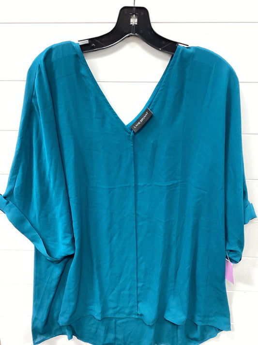 Top Ss By Lane Bryant In Blue, Size:3X