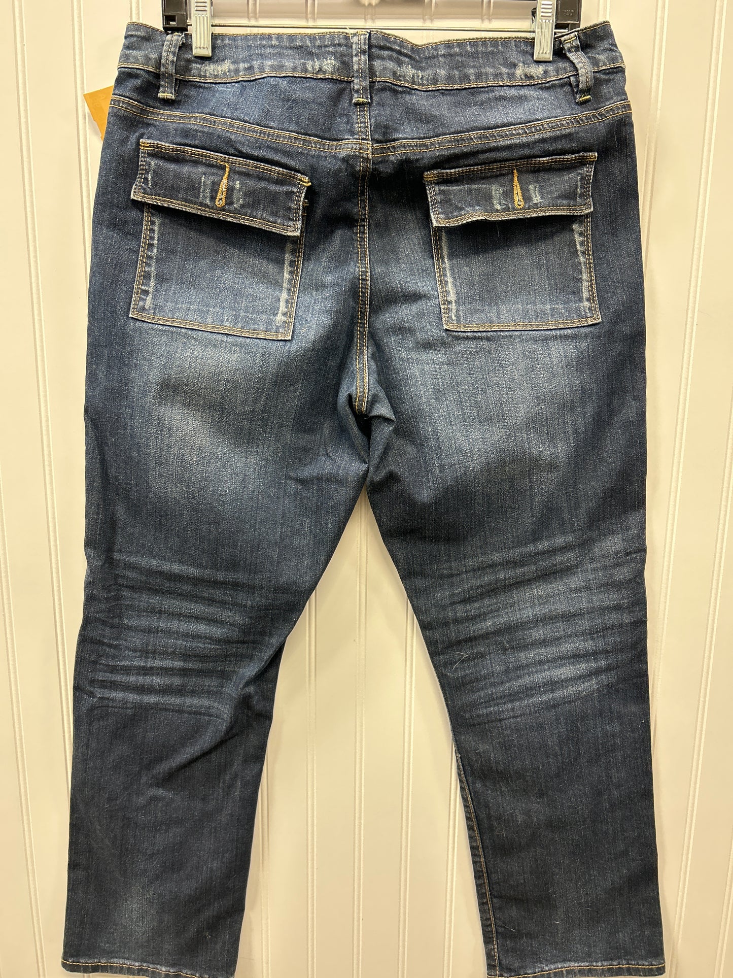 Jeans Flared By Natural Reflections In Blue Denim, Size:6