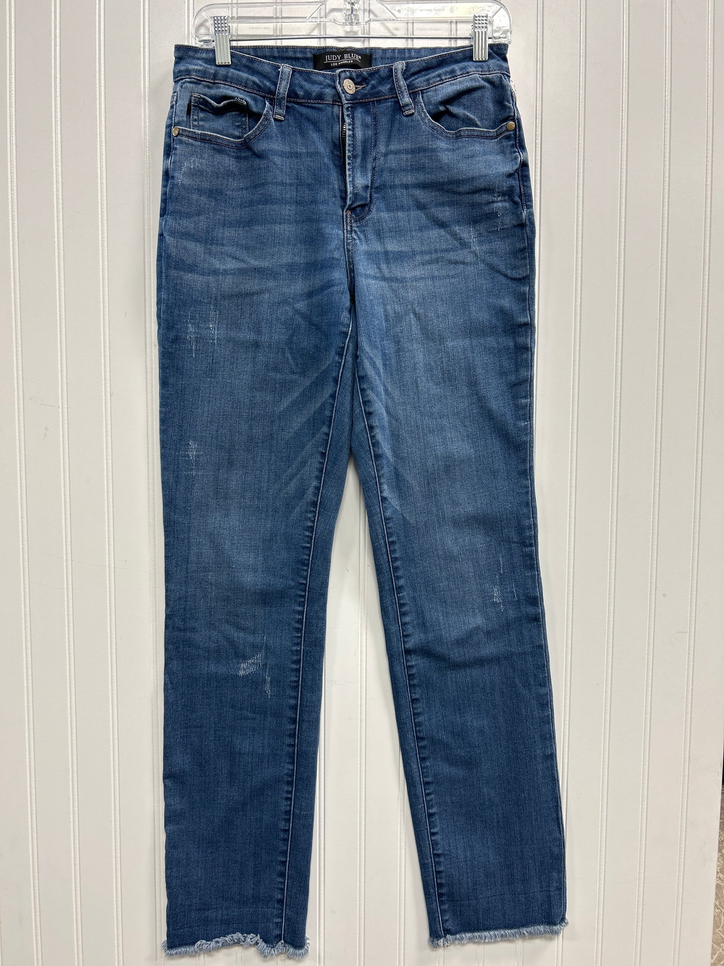 Jeans Straight By Judy Blue In Blue Denim, Size:8