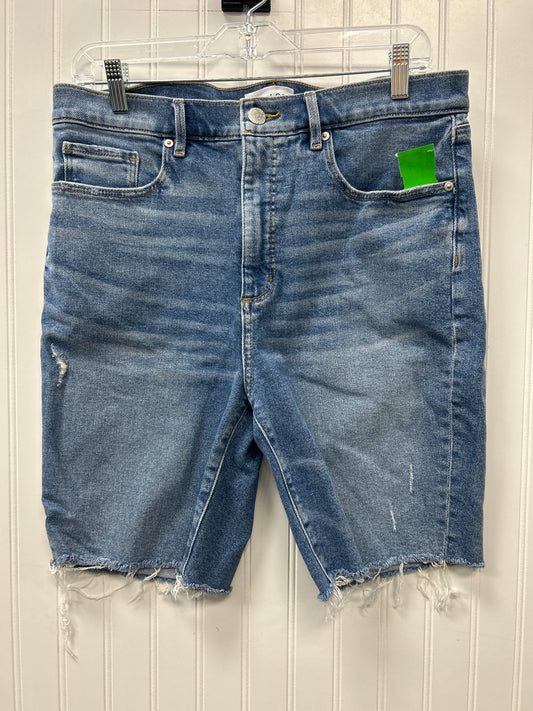 Shorts By Loft In Blue Denim, Size:12