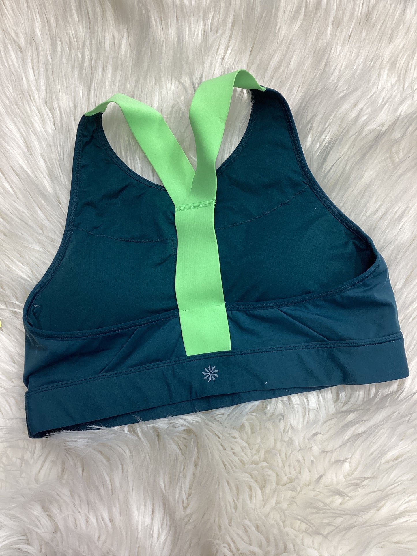 Athletic Bra By Athleta In Teal, Size:M