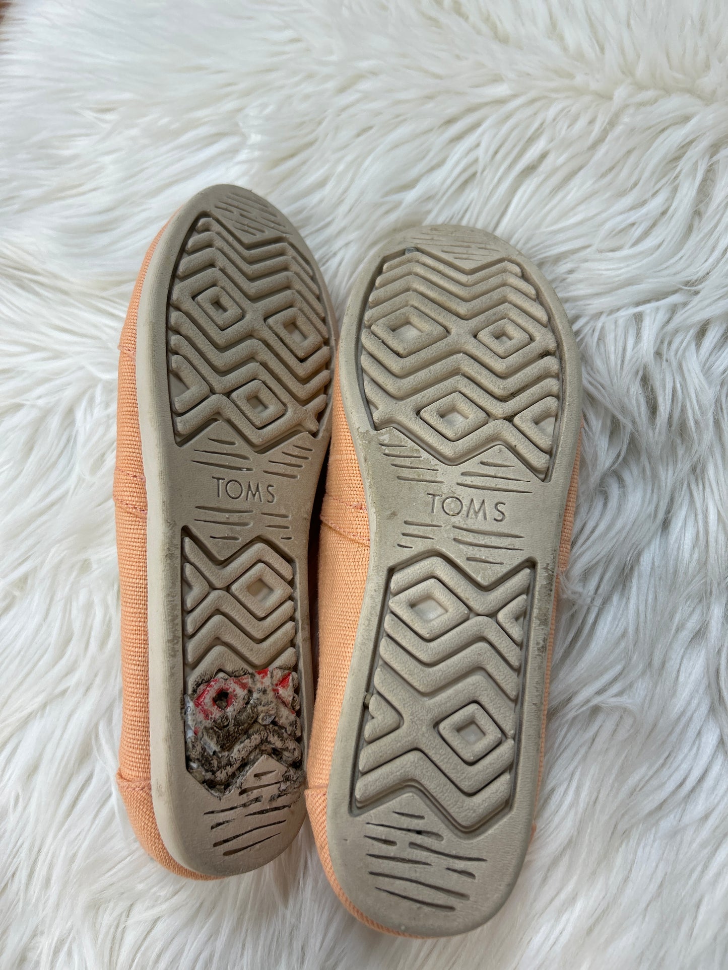 Shoes Flats By Toms In Orange, Size:8.5
