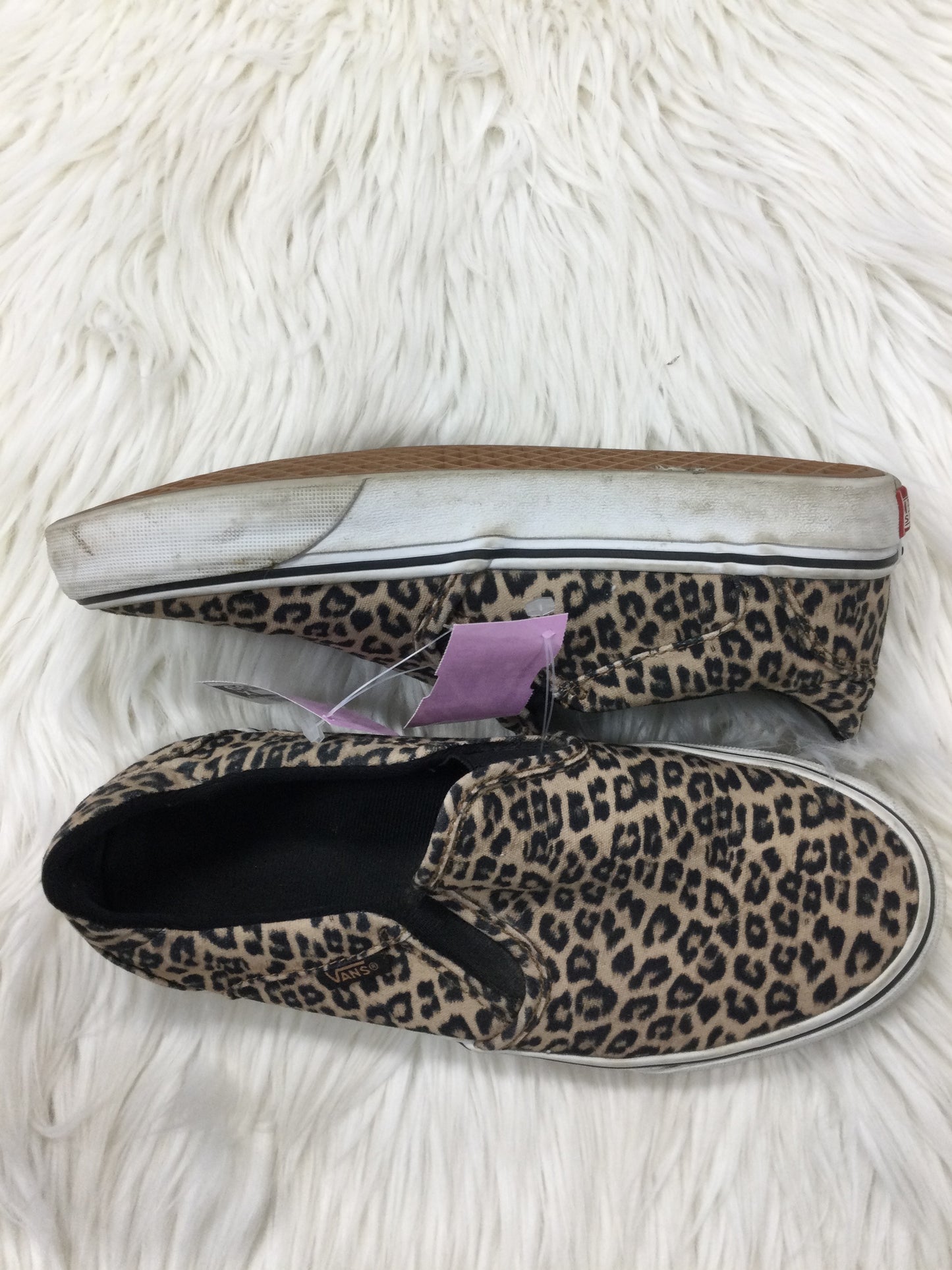 Shoes Sneakers By Vans In Animal Print, Size:8