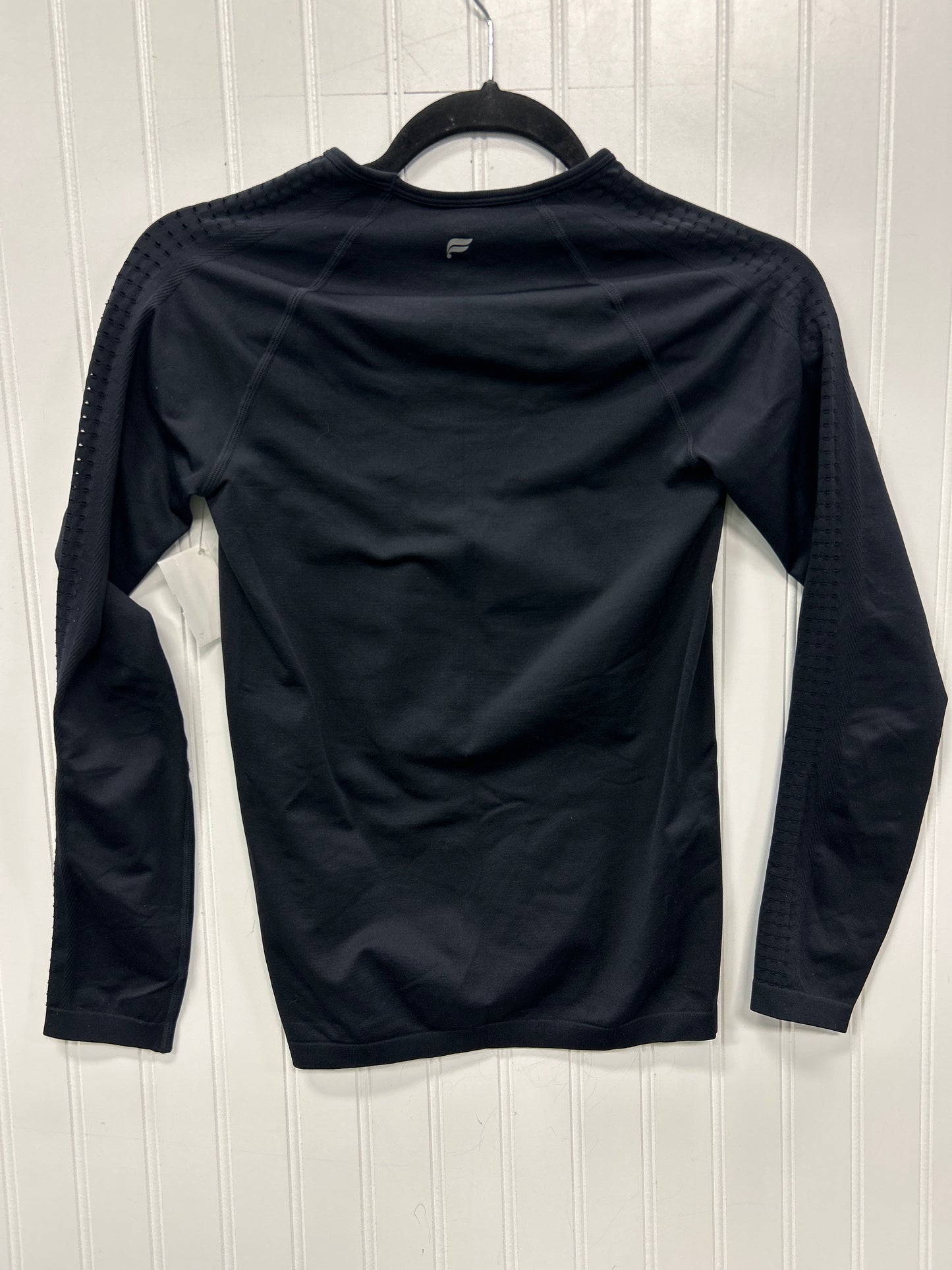 Athletic Top Ls Crewneck By Fabletics In Black, Size:M