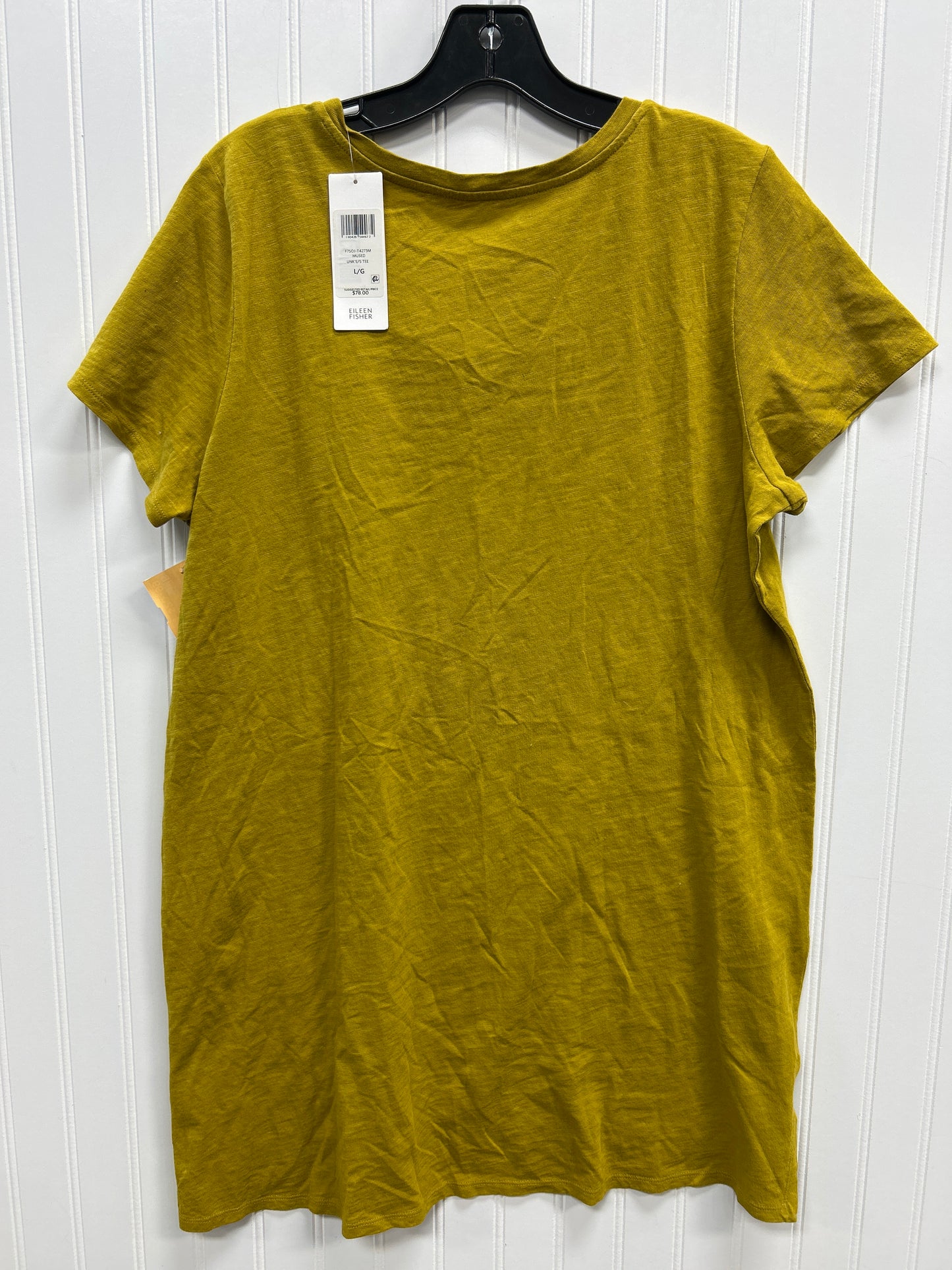 Tunic Ss By Eileen Fisher In Yellow, Size:L