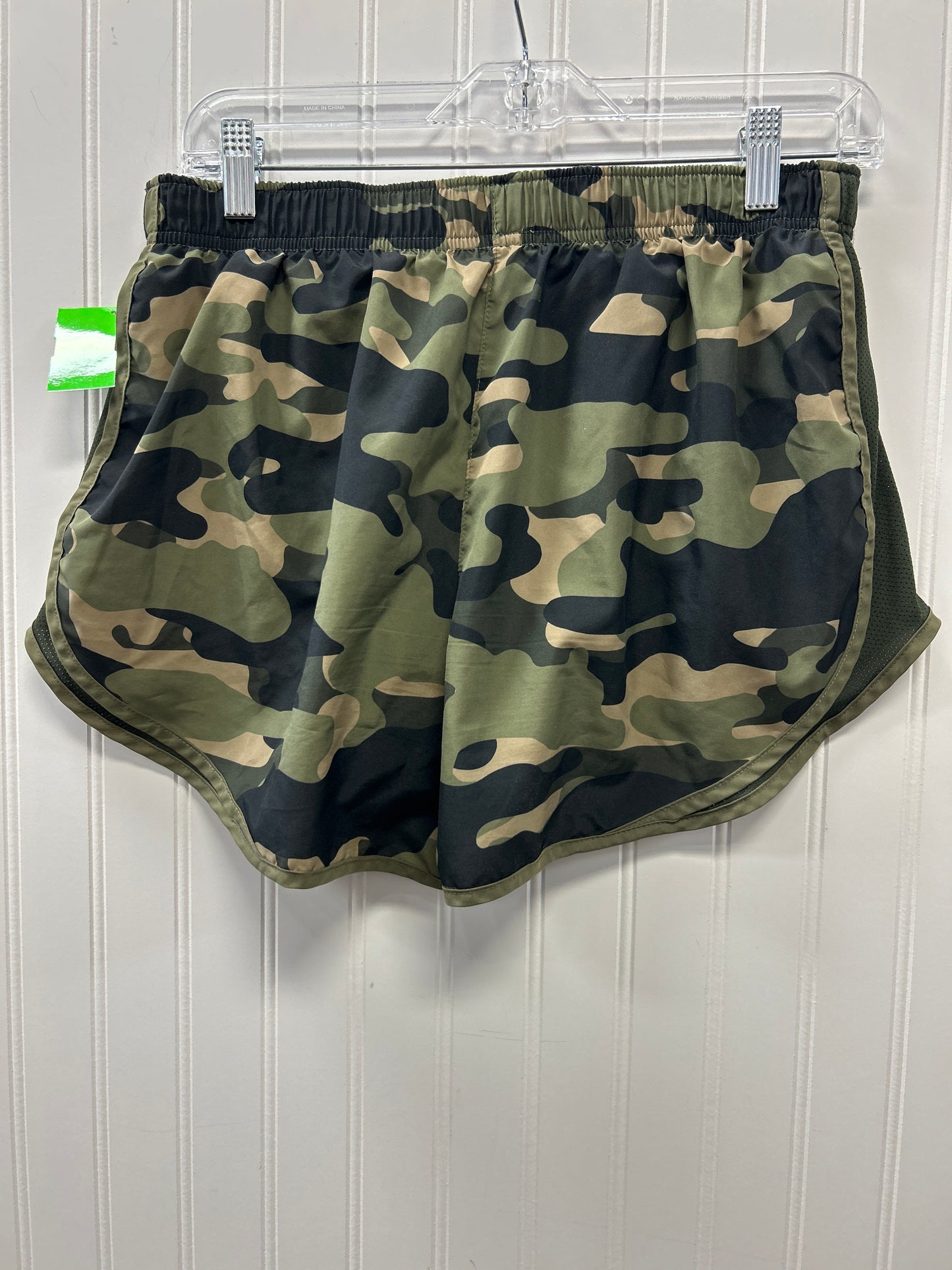 Athletic Shorts By Nike Apparel In Camouflage Print, Size:L
