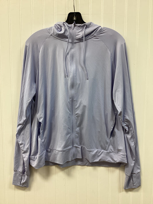 Athletic Jacket By Mondetta In Purple, Size:L