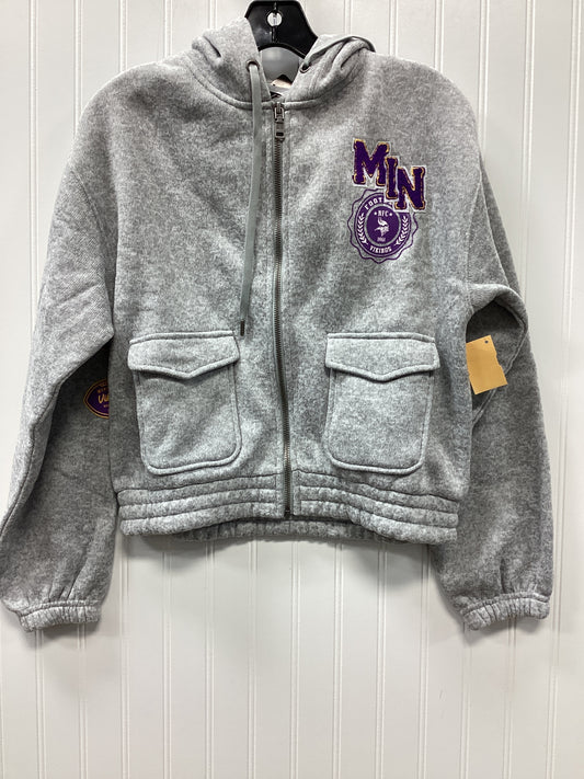 Athletic Sweatshirt Hoodie By Cmb In Grey, Size:S