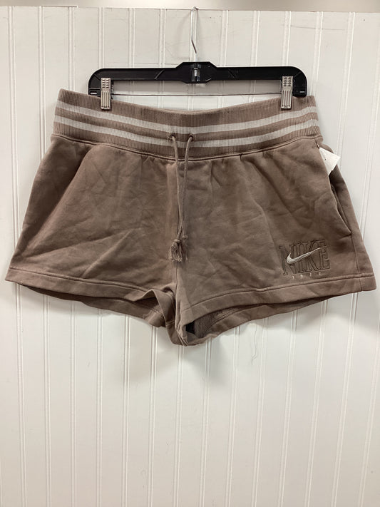 Athletic Shorts By Nike Apparel In Brown, Size:L