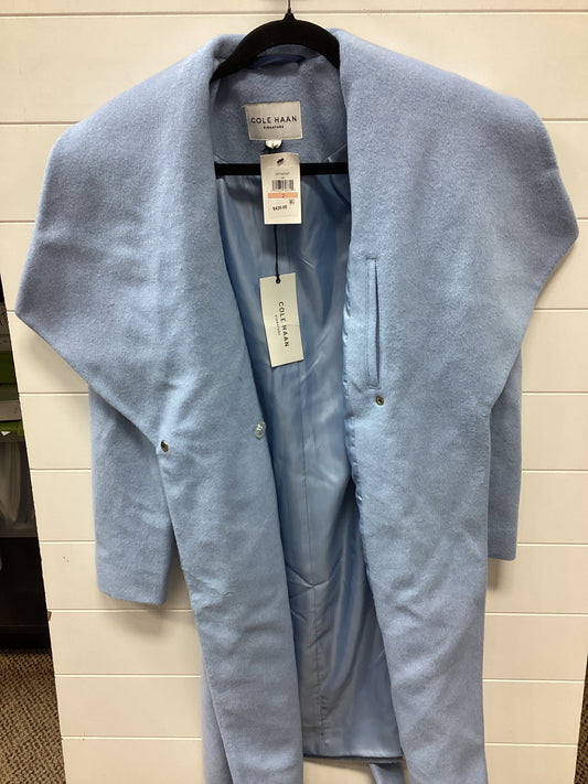 Coat Peacoat By Cole-Haan In Blue, Size:2