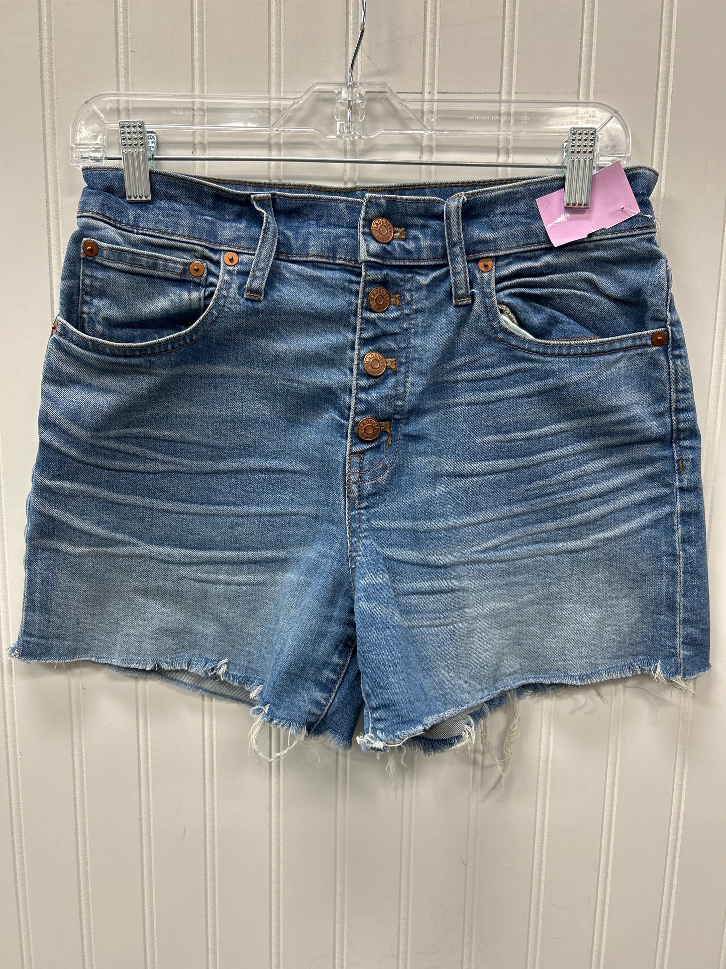 Shorts By Madewell In Blue Denim, Size:4