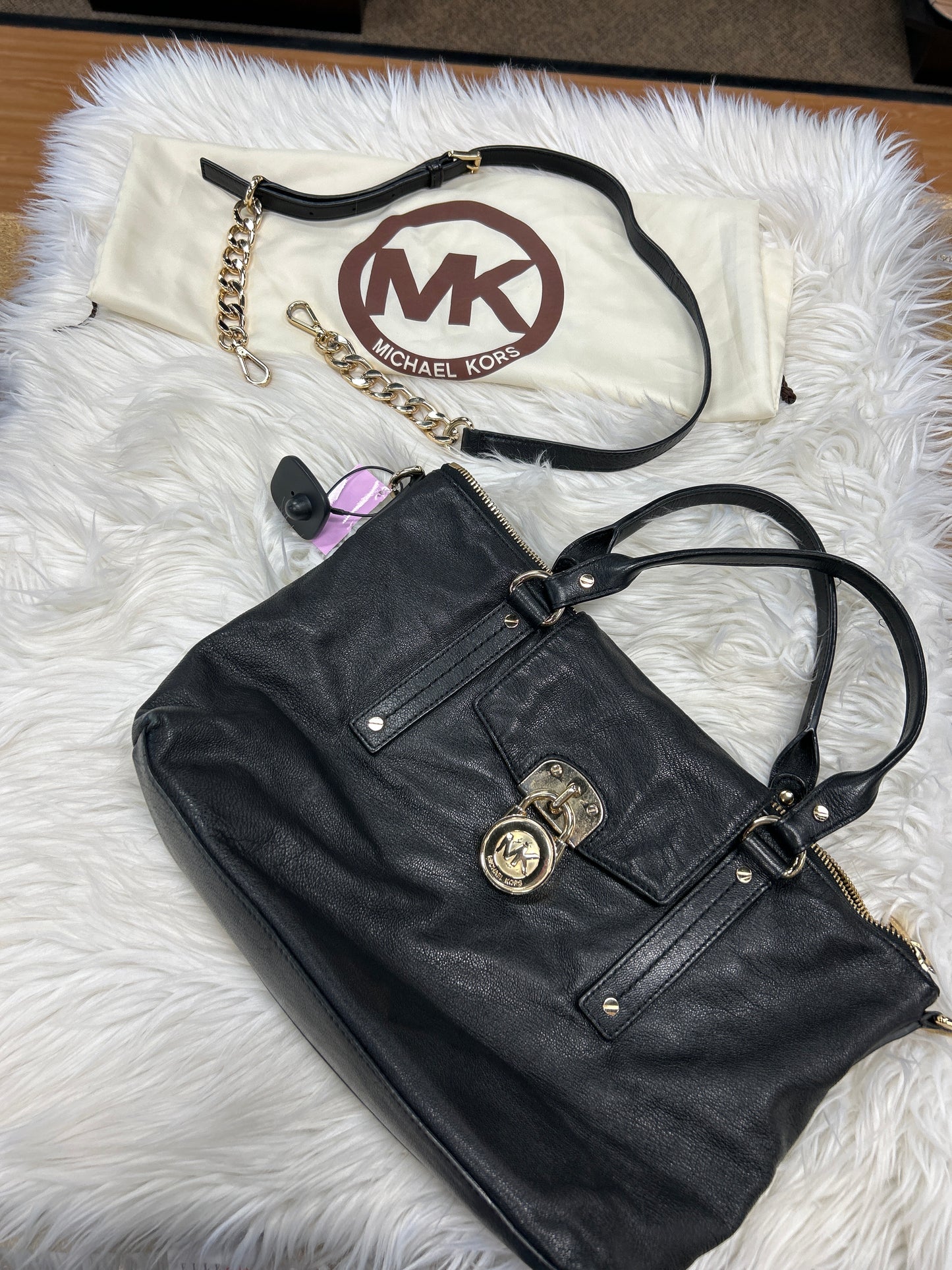 Handbag Designer By Michael Kors Collection In Black, Size:Large