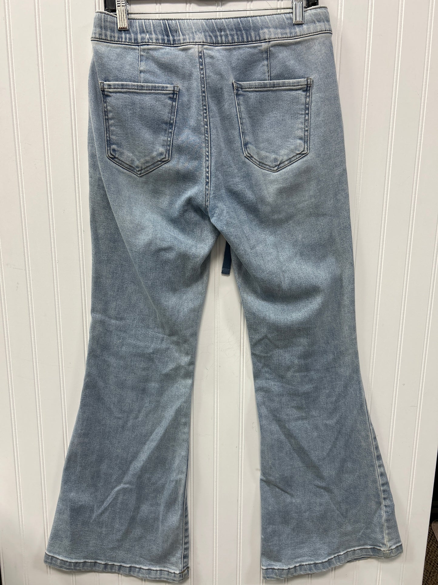 Jeans Flared By Risen In Blue Denim, Size:10
