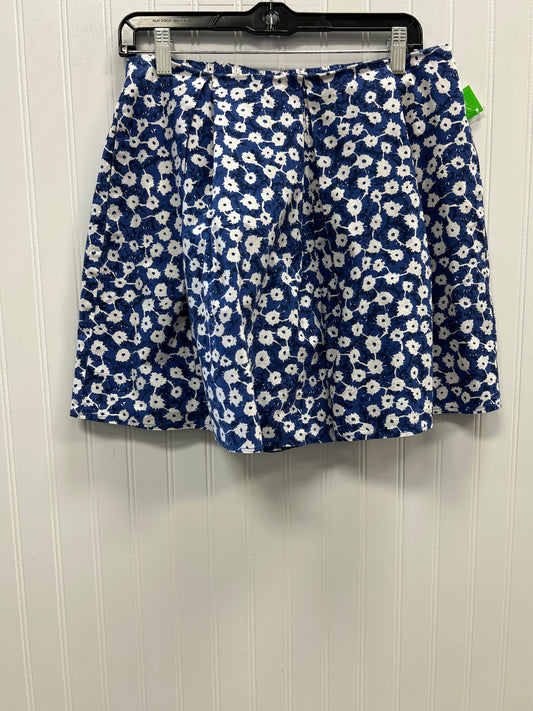 Shorts Designer By Kate Spade In Blue, Size:M