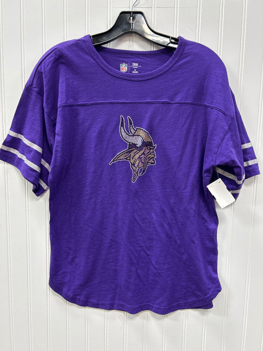 Top Ss By Nfl In Purple, Size:M