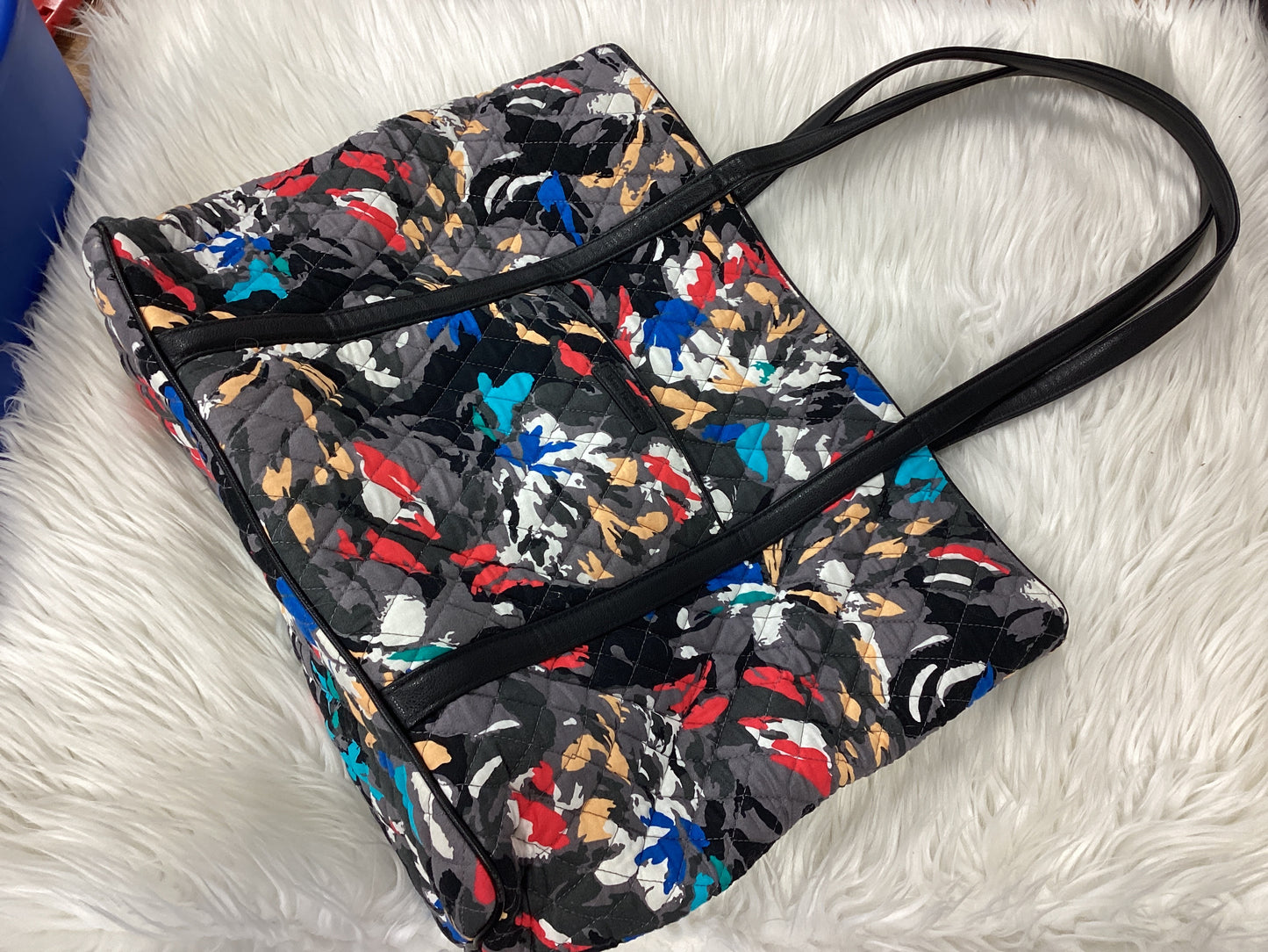 Tote By Vera Bradley In Grey, Size:Large