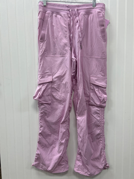 Athletic Pants By Lululemon In Pink, Size:M