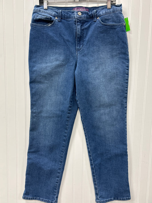 Jeans Boot Cut By Gloria Vanderbilt In Blue Denim, Size:14P