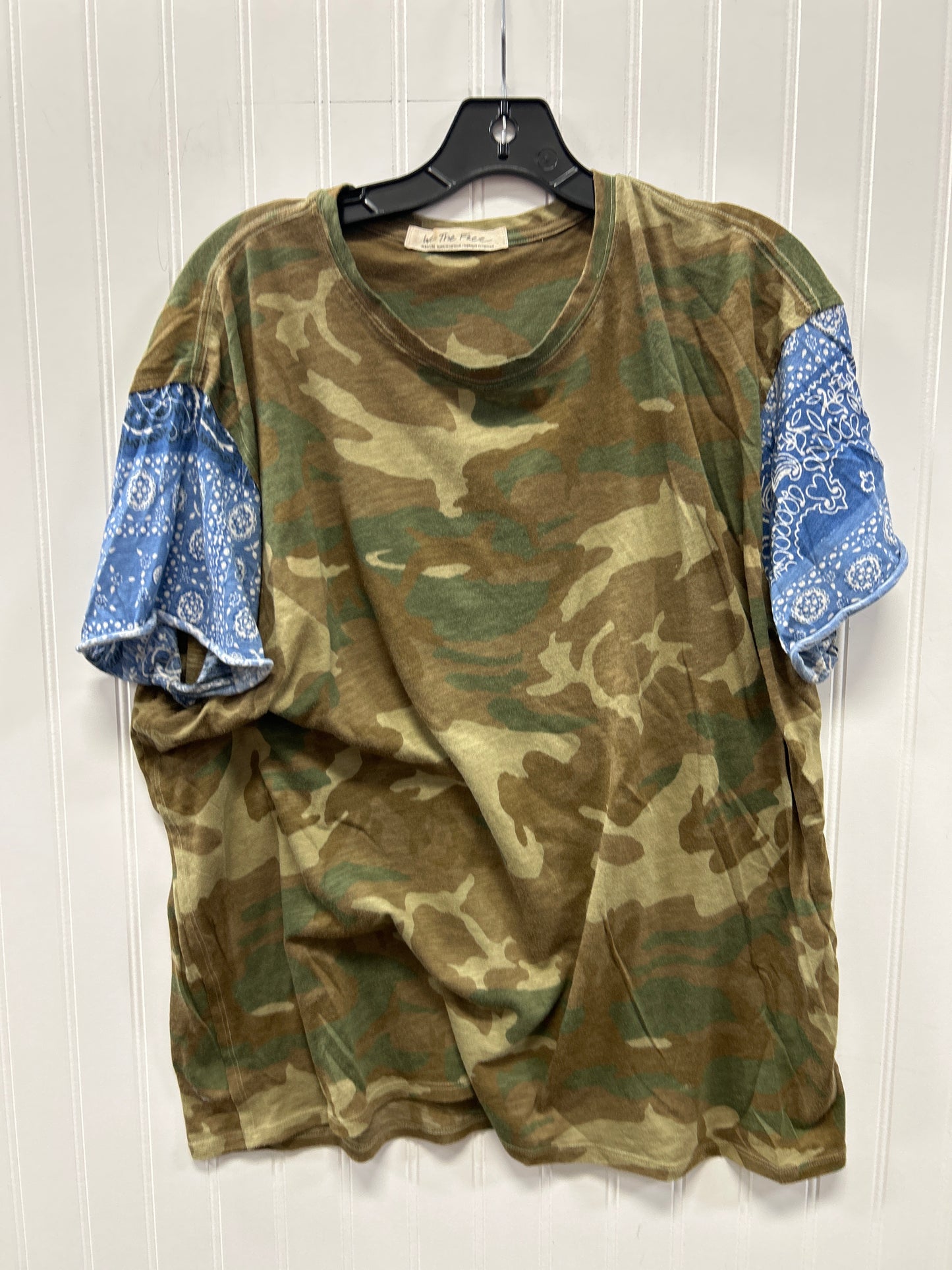 Top Ss By We The Free In Camouflage Print, Size:M