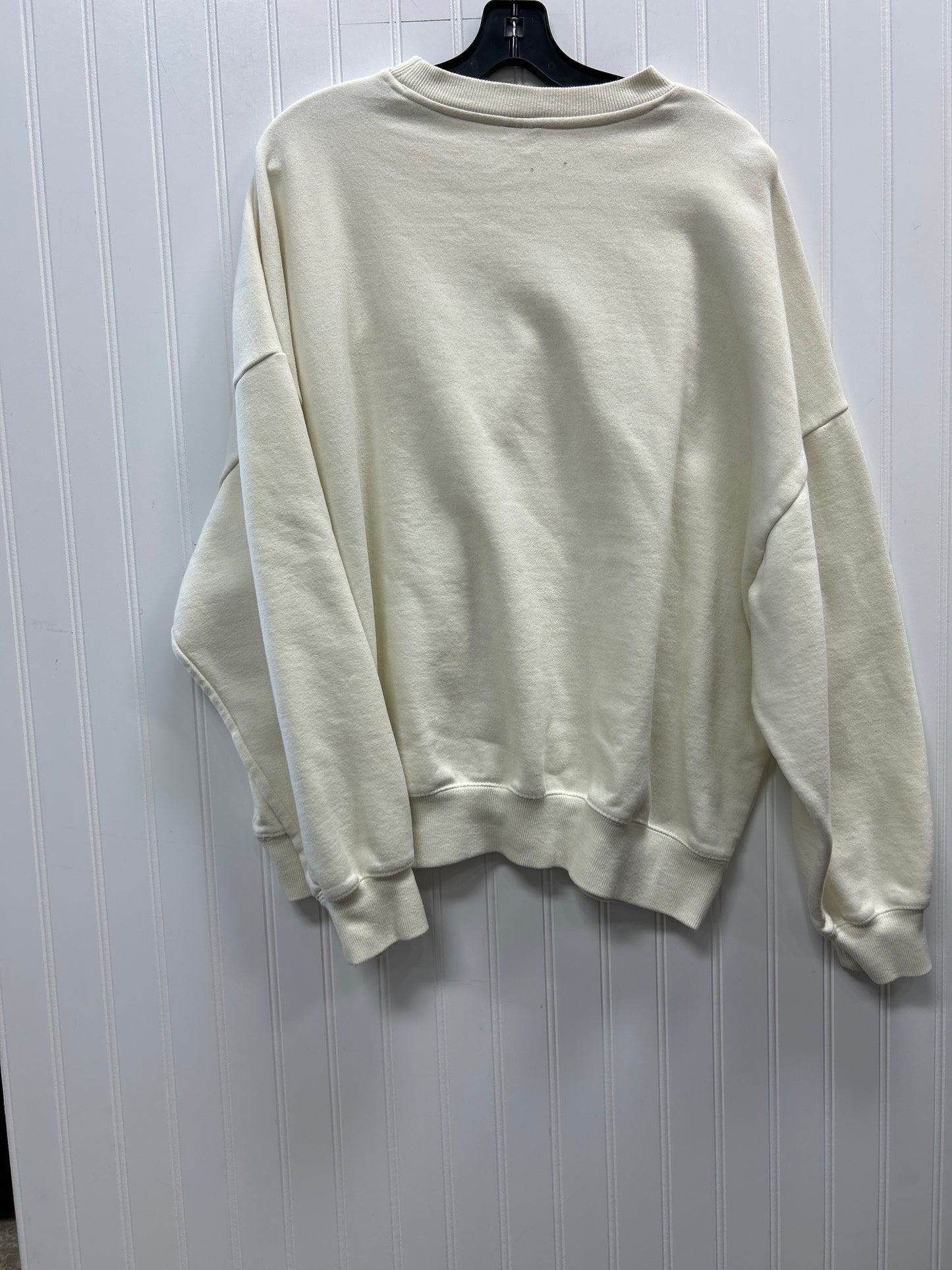 Sweatshirt Crewneck By Pacsun In Cream, Size:Osfm
