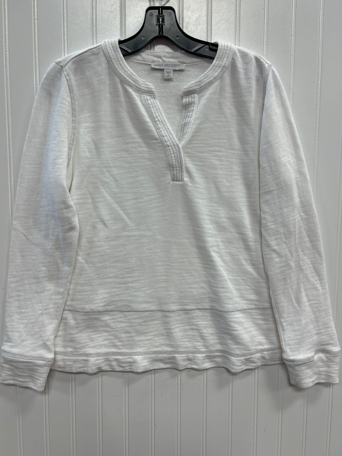 Top Ls By Pure Jill In White, Size:Sp