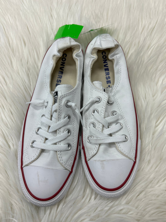 Shoes Flats By Converse In White, Size:9.5