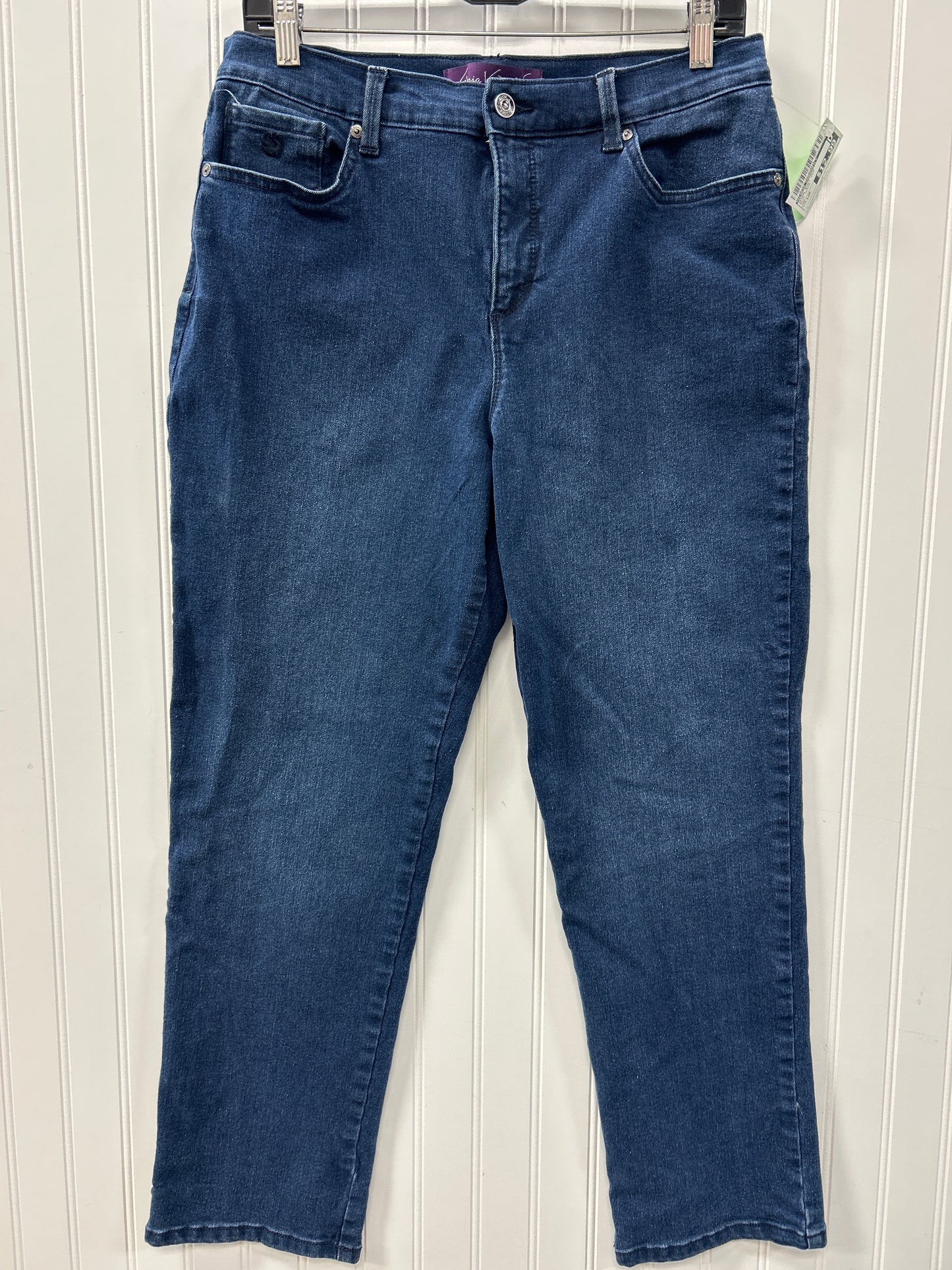 Jeans Boot Cut By Gloria Vanderbilt In Blue Denim, Size:12P