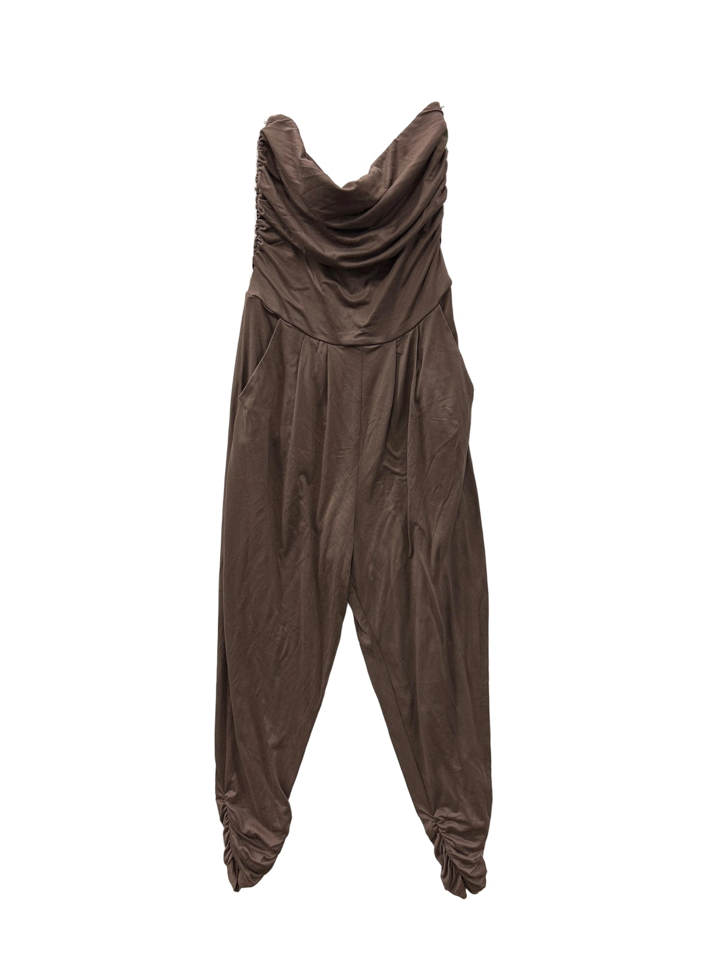 Jumpsuit By Fashion Nova In Brown, Size:S