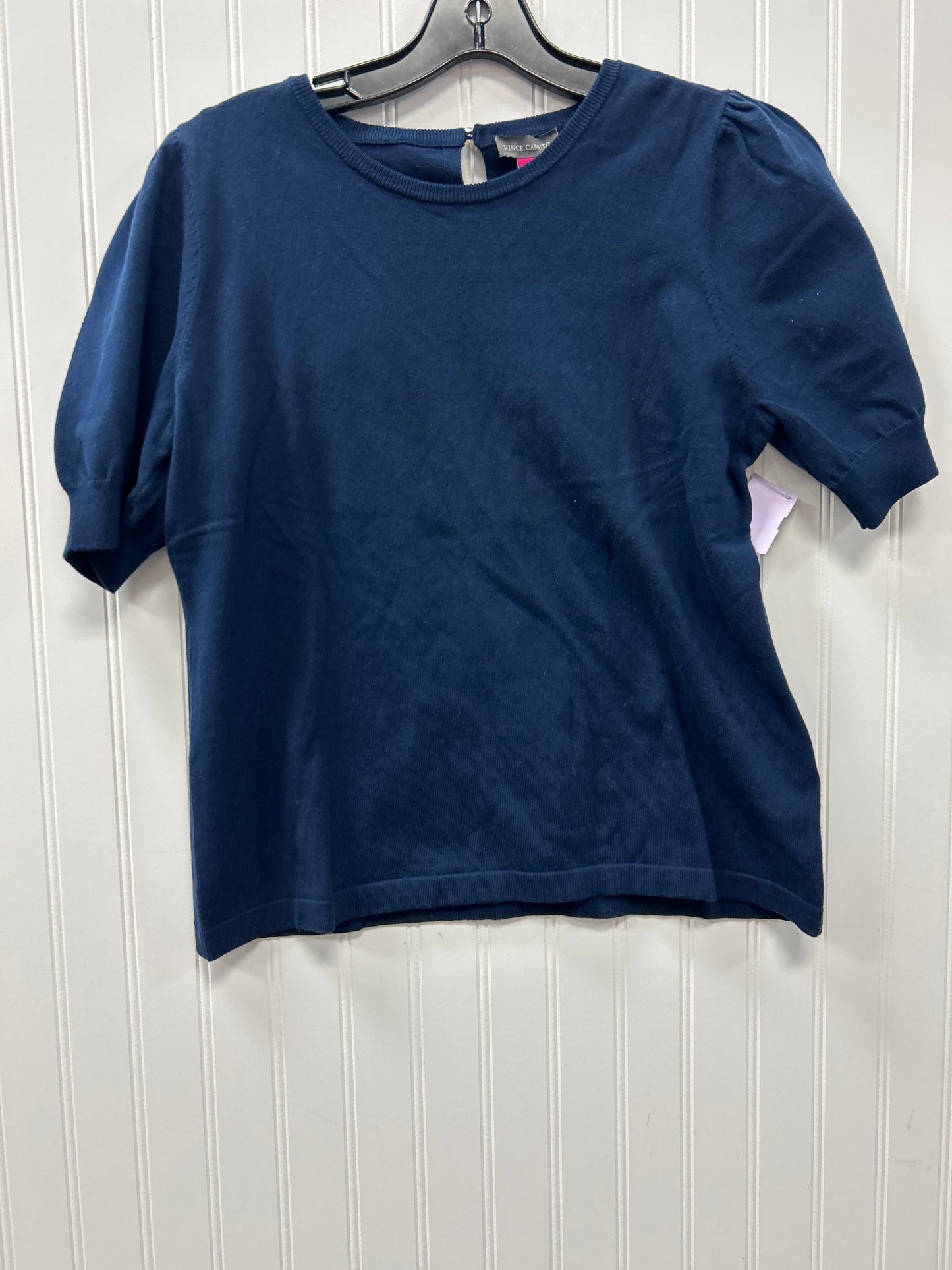 Top Ss By Vince Camuto In Navy, Size:L