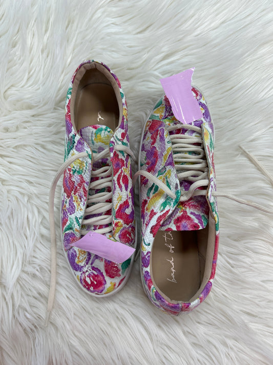 Shoes Flats By Cmc In Floral Print, Size:9