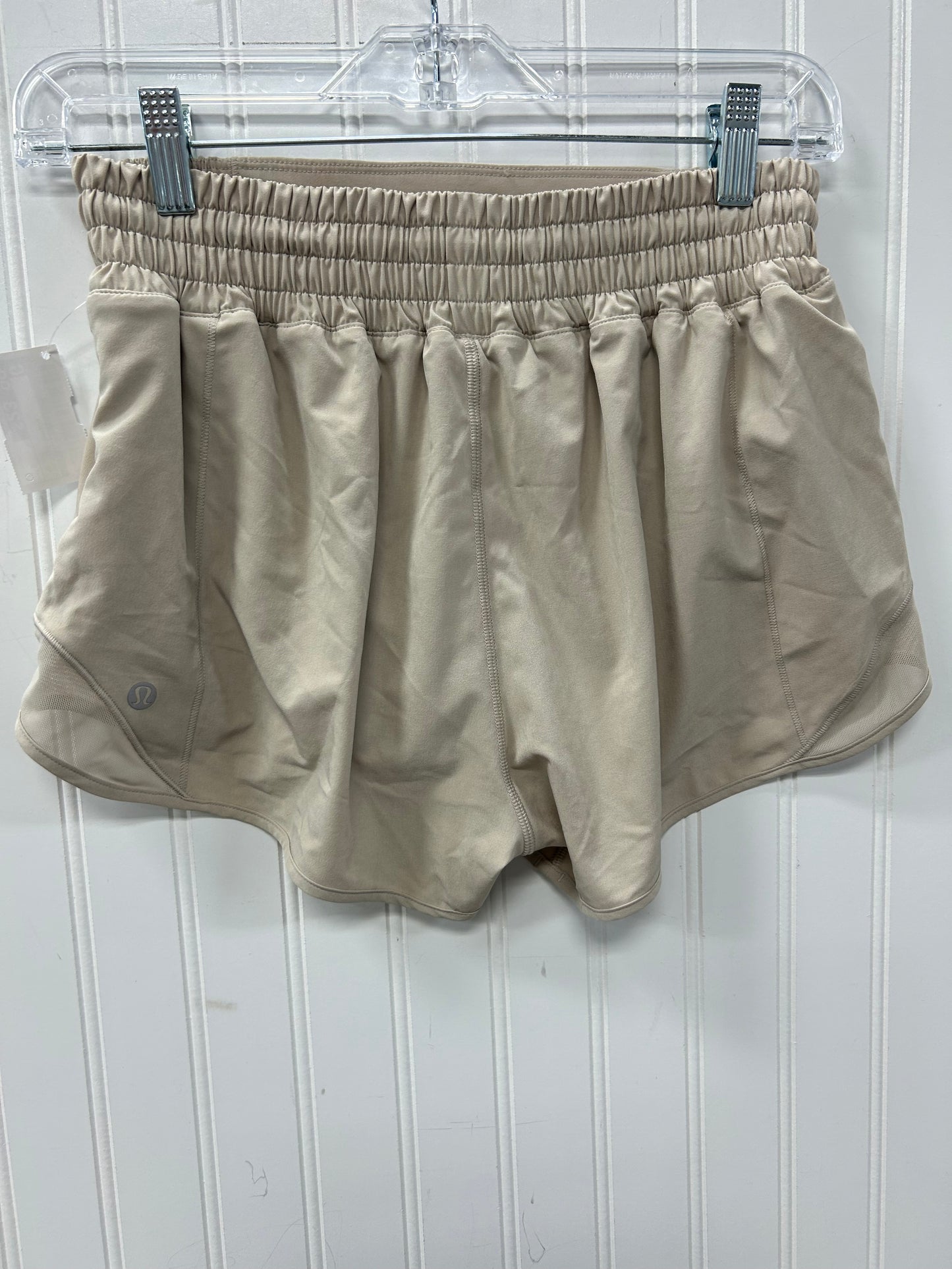 Athletic Shorts By Lululemon In Tan, Size:6
