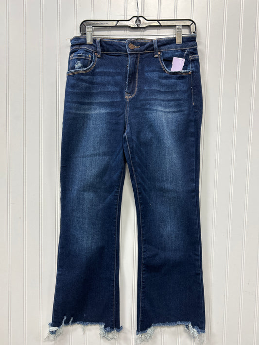 Jeans Straight By Risen In Blue Denim, Size:6