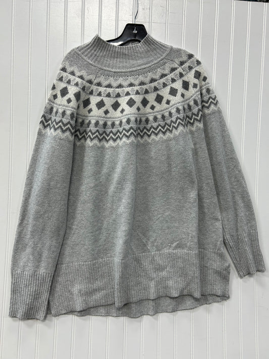 Sweater By Tahari In Grey, Size:2X