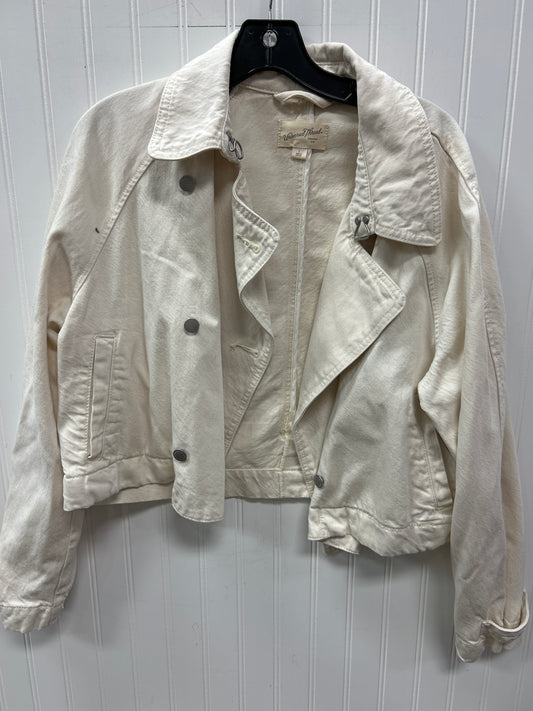 Jacket Denim By Universal Thread In Cream, Size:L