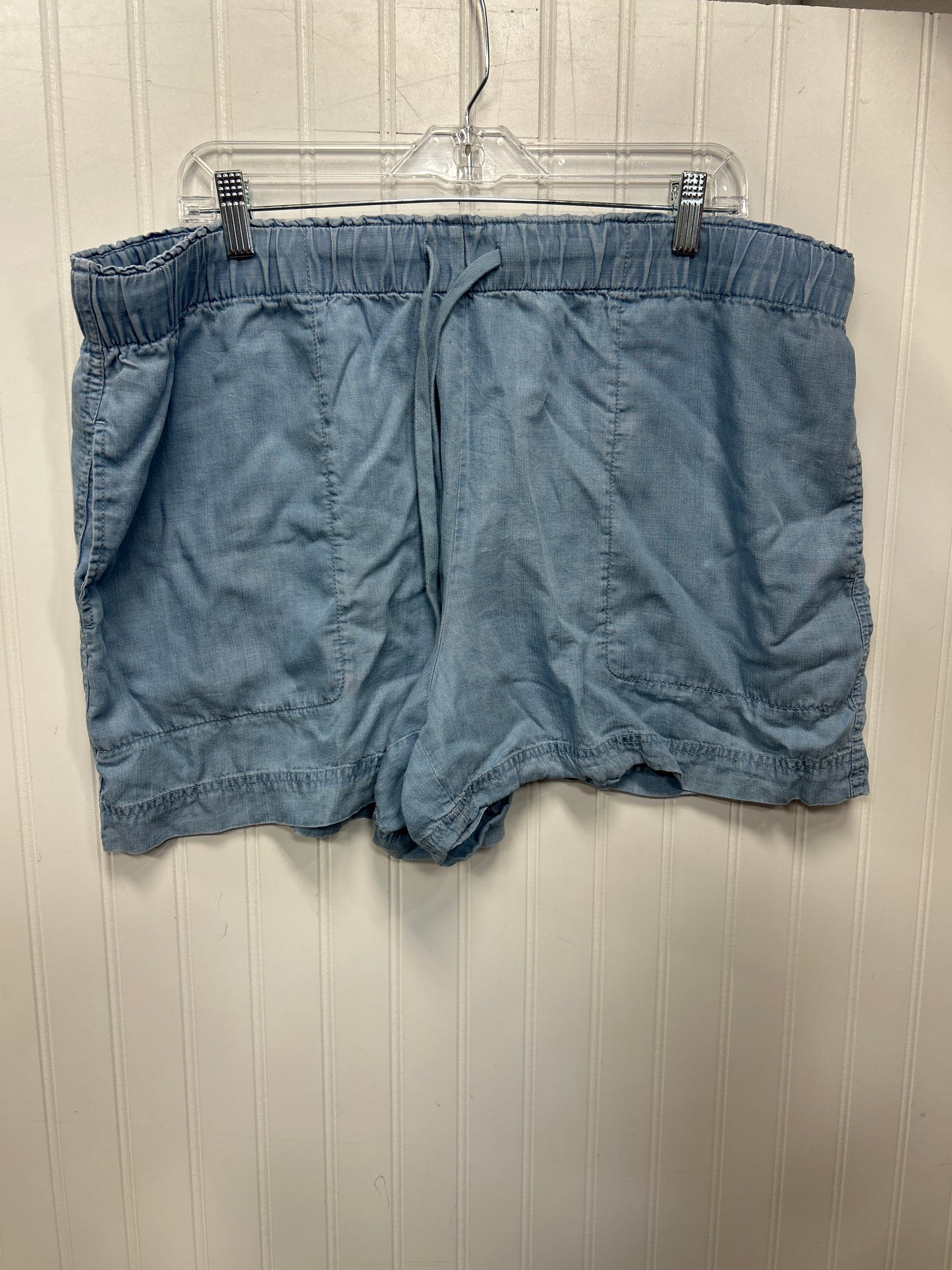 Shorts By Hilary Radley In Blue, Size:1X