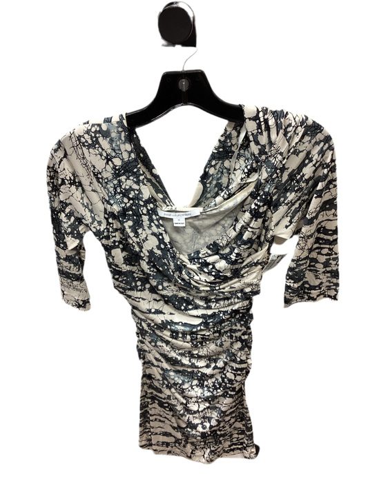 Dress Designer By Diane Von Furstenberg In Cream, Size:10