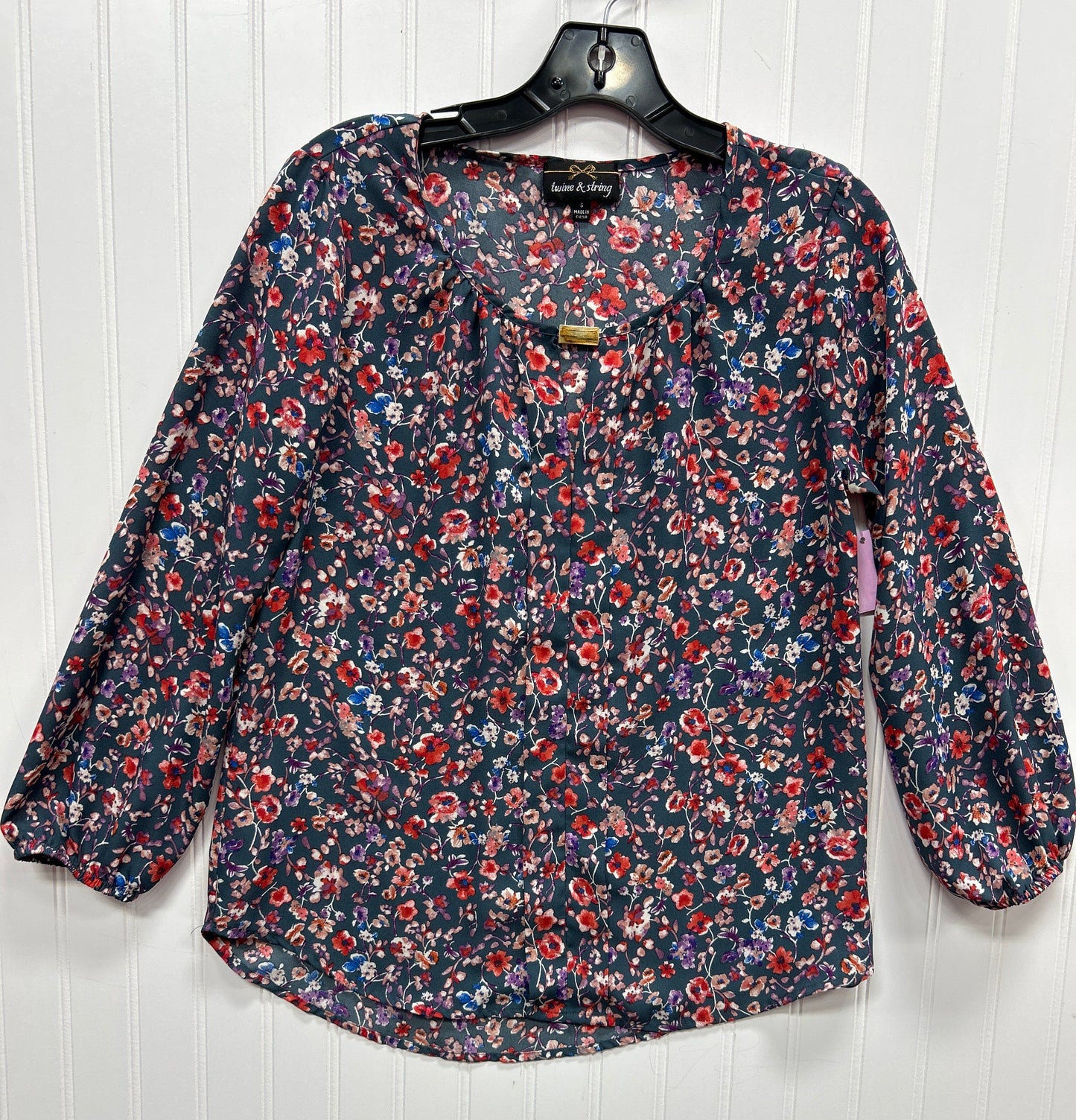 Blouse Ls By Cmc In Floral Print, Size:S