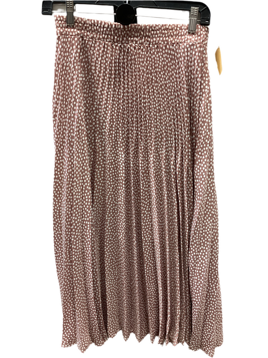 Skirt Maxi By Max Studio In Pink & White, Size:Xs